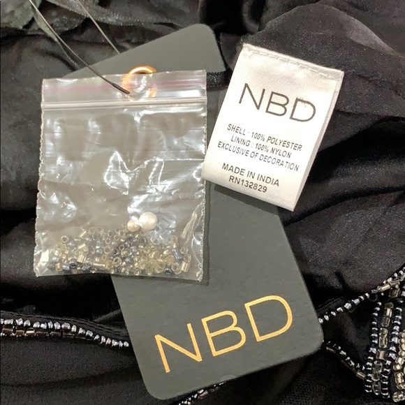 NBD x Revolve Beaded Embellished Shift Party Dress - Picture 13 of 16